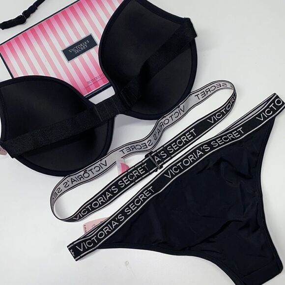 🔥🏖VICTORIA SECRET SWIMSUIT bikini The fabolous //cheeky bottom New 36D/S - Picture 3 of 8